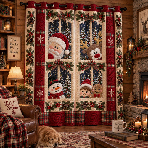 Guess Who’s At The Window Quilted Curtains SN0PT1088