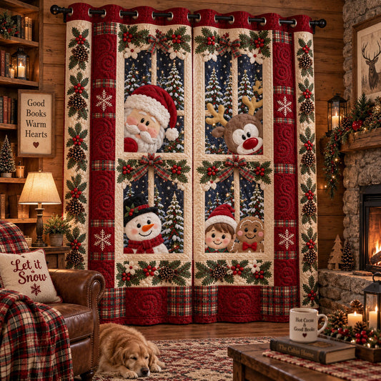 Guess Who’s At The Window Quilted Curtains SN0PT1088