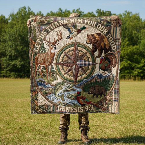 Guided By Faith And Tradition Quilted Blanket SN0PT058