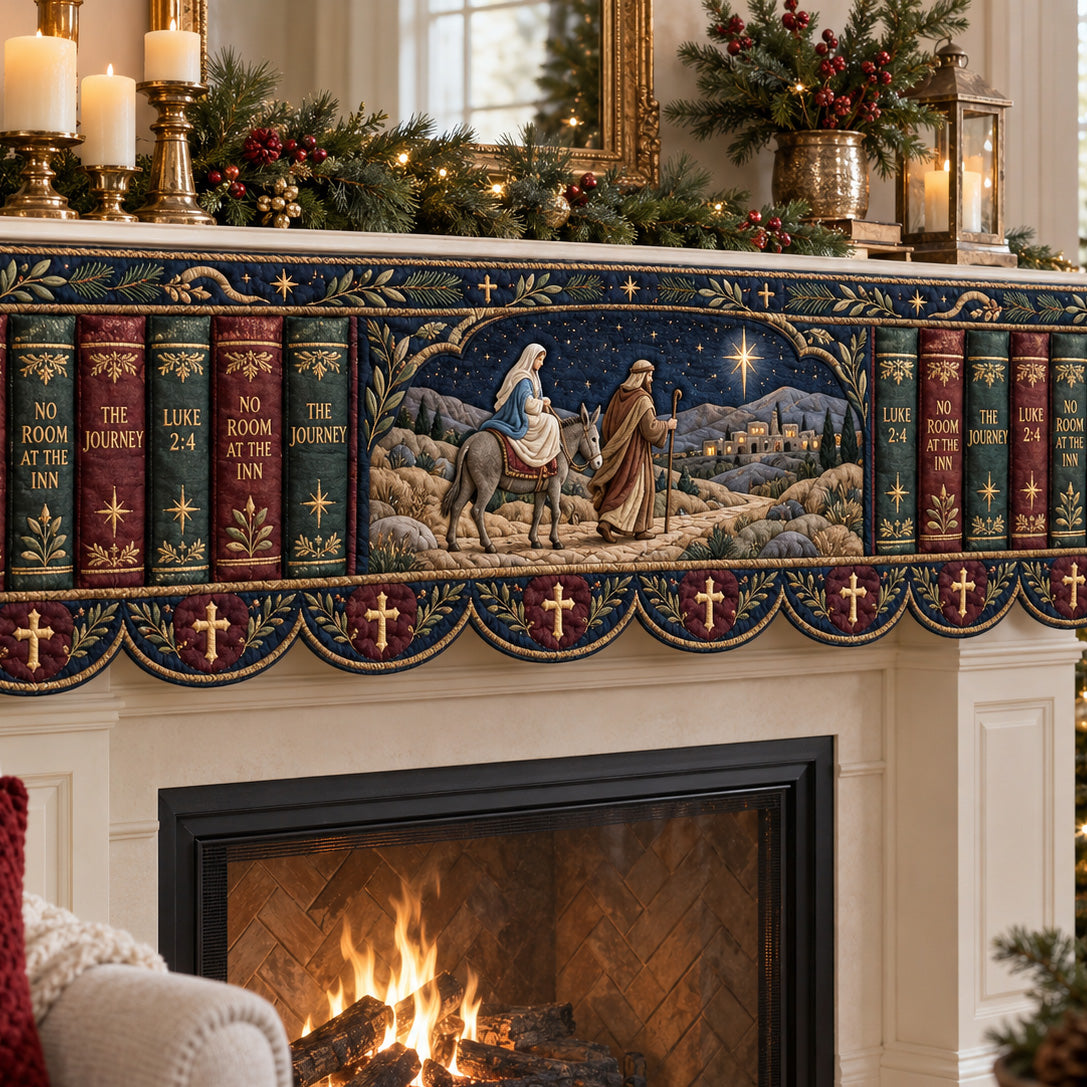 Guiding Star Quilted Mantel Scarf SN0TV572