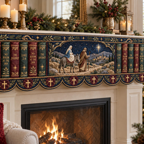 Guiding Star Quilted Mantel Scarf SN0TV572