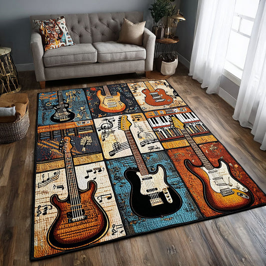 Guitar Harmony Area Rug NCU0DK10149