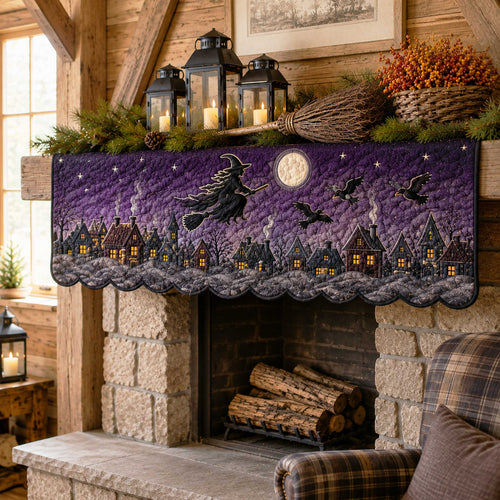 Halloween Mystery Quilted Mantle Scarf SN0TD148