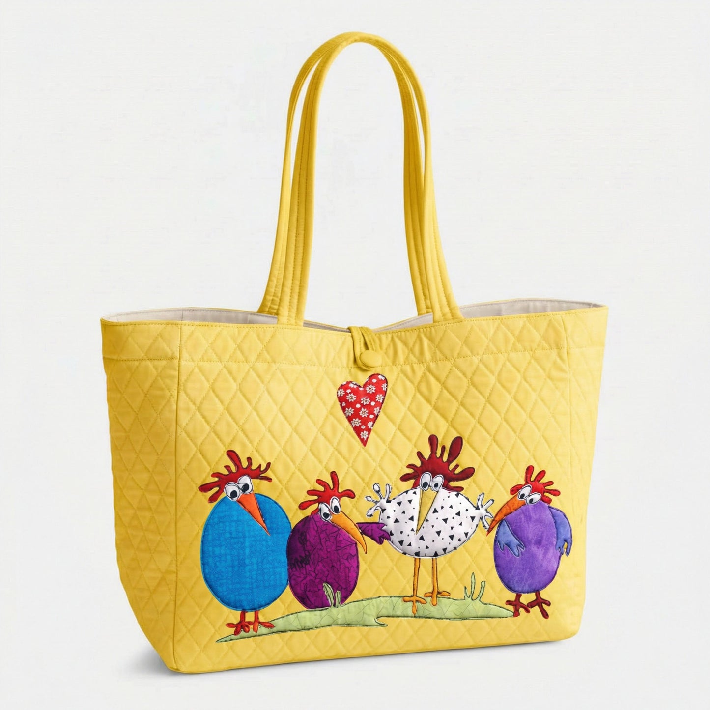 Happy Hen Harmony Quilted Classic Tote Bag SN0PT024