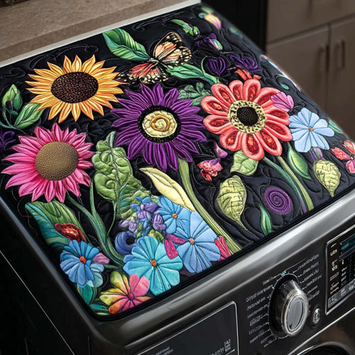 Happy Sun Glow Quilted Washer and Dryer Cover NCU0NNT1074