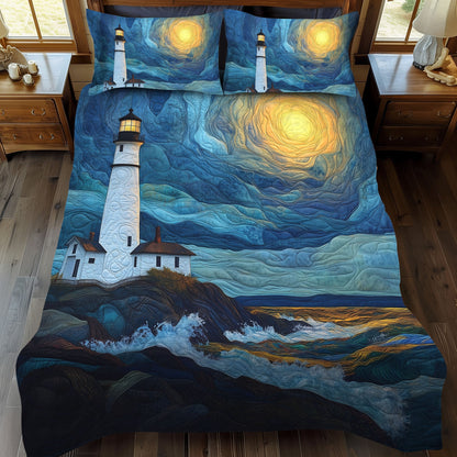 Harbor of Hope 3-Piece Quilted Bedding Set NCU0DK930