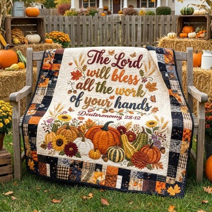 Harvest Blessings Quilted Blanket SN0PT195