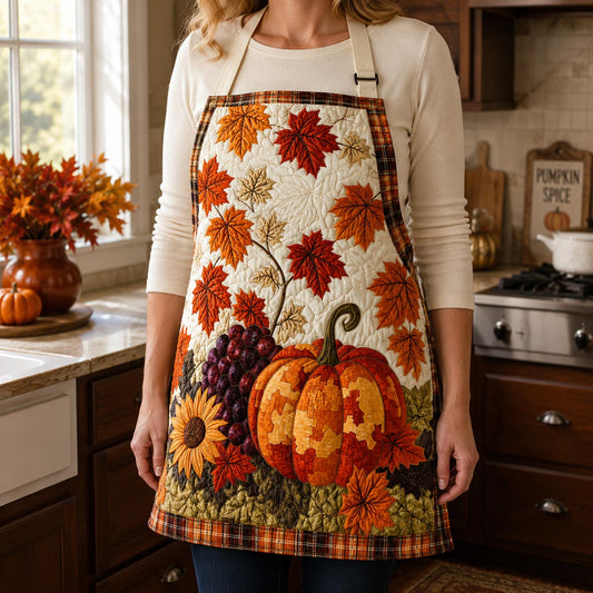 Harvest Bloom Quilted Apron SN0DV082
