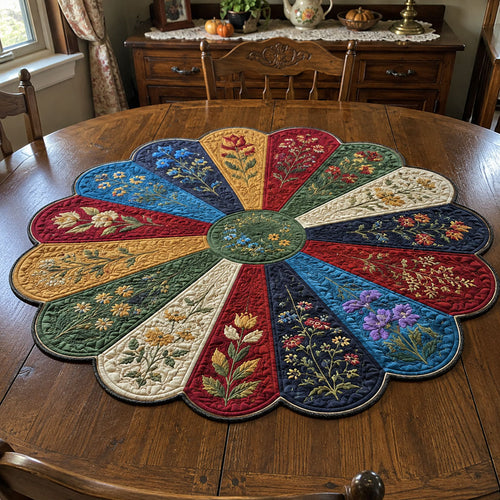 Harvest Charm Custom Shape Quilted Table Topper SN0PT466