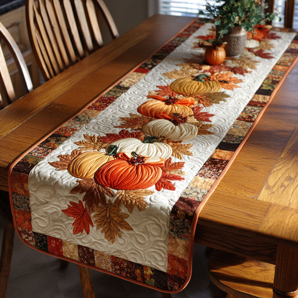 Harvest Glow Quilted Table Runner NCU0NTV262