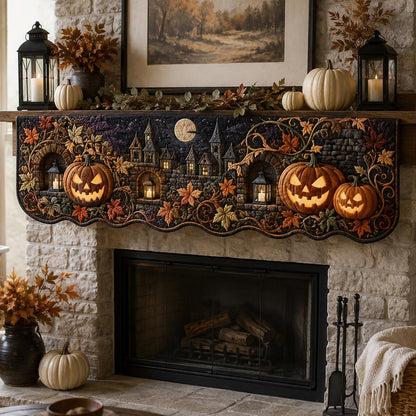 Harvest Graveyard Glow Quilted Mantle Scarf SN0DV286