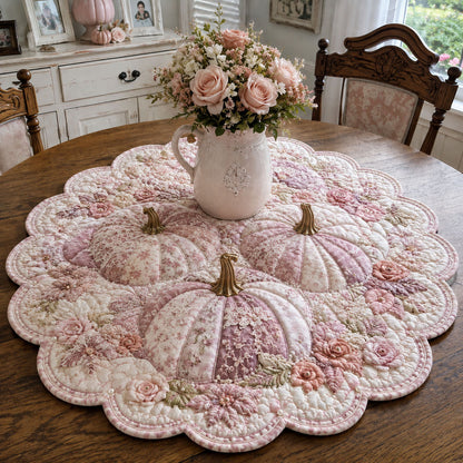 Harvest Lacework Custom Shape Quilted Table Topper SN0PT631