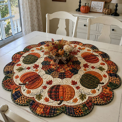 Harvest Moon Patch Custom Shape Quilted Table Topper SN0PT470
