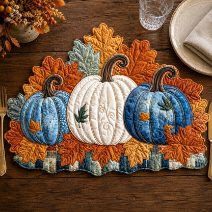 Harvest Trio Custom Shape Quilted Placemat SN0TV024