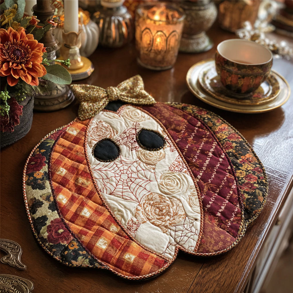 Harvest Wishes Custom Shape Quilted Placemat SN0PT337