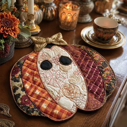 Harvest Wishes Custom Shape Quilted Placemat SN0PT337