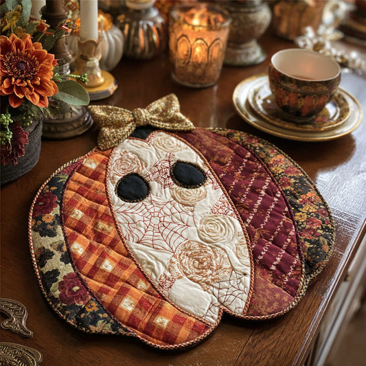 Harvest Wishes Custom Shape Quilted Placemat SN0PT337