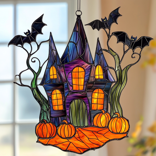 Haunted House Halloween - Window Hanging Suncatcher NCU0PD030