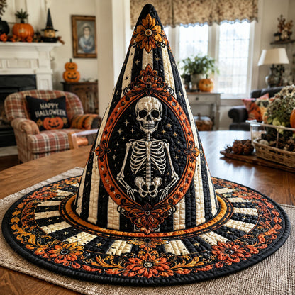 Haunted Bone Manor Quilted Witch Hat SN0PT707