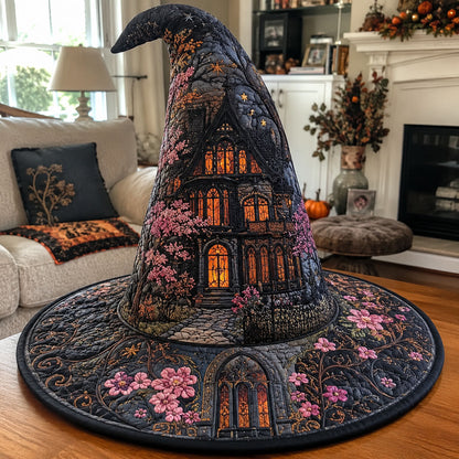 Haunted Manor Quilted Witch Hat SN0PT598