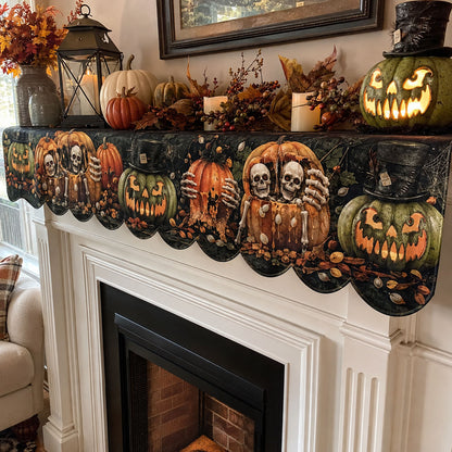 Haunted Pumpkin Patch Mantle Scarf SN0PT681