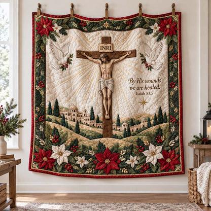 Healing Cross Quilted Blanket SN0HH0851