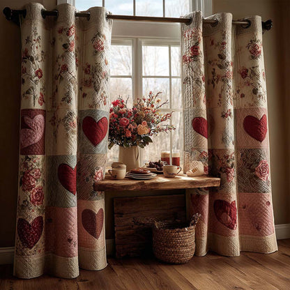 Heart Harmony Quilted Curtains NCU0QQ238