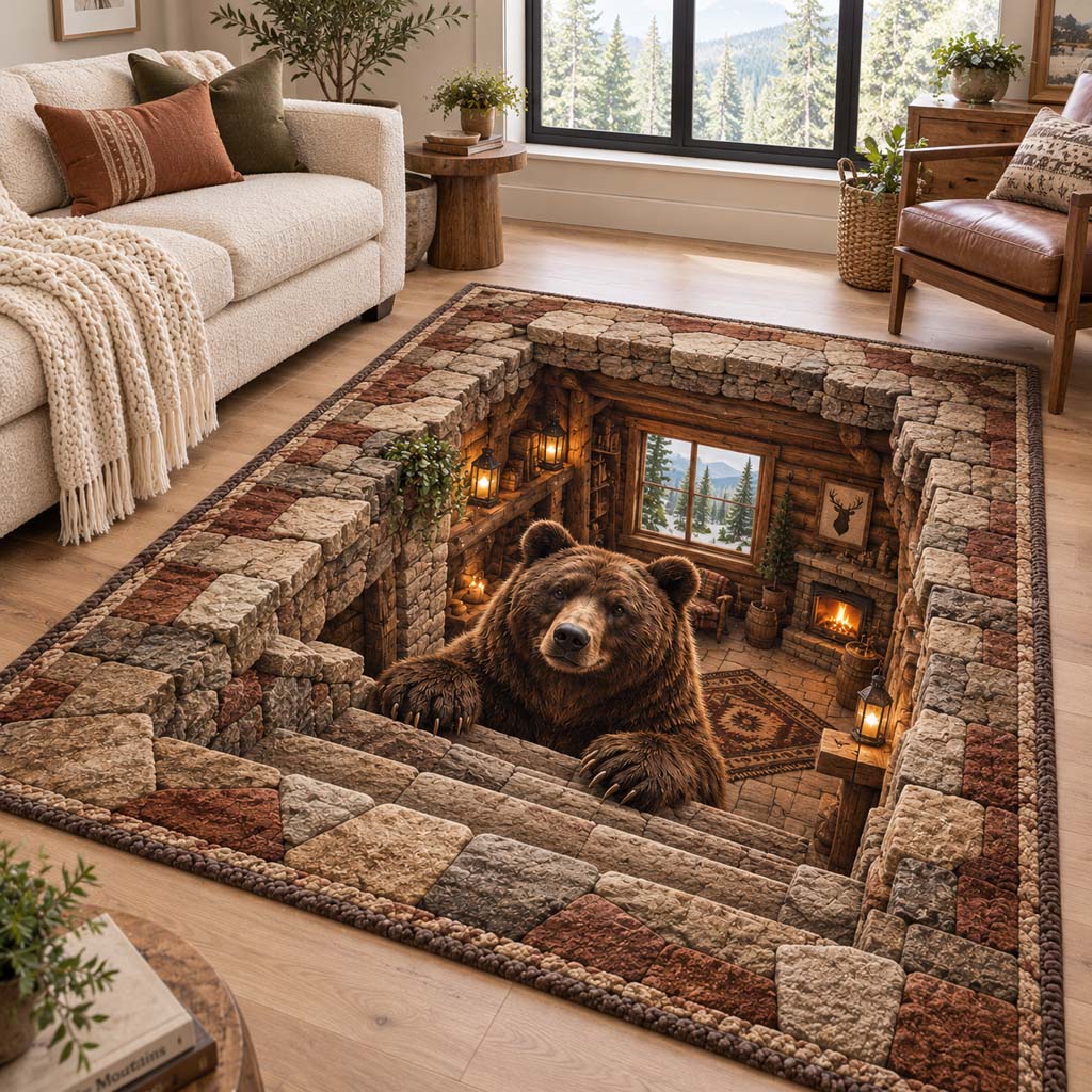 Hearthside Bear Area Rug SN0HH0907