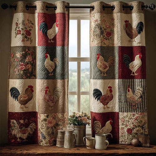 Hen Harmony Quilted Curtains NCU0QQ250
