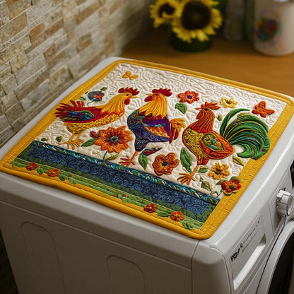 Hen Haven Quilted Washer and Dryer Cover NCU0NNT1323