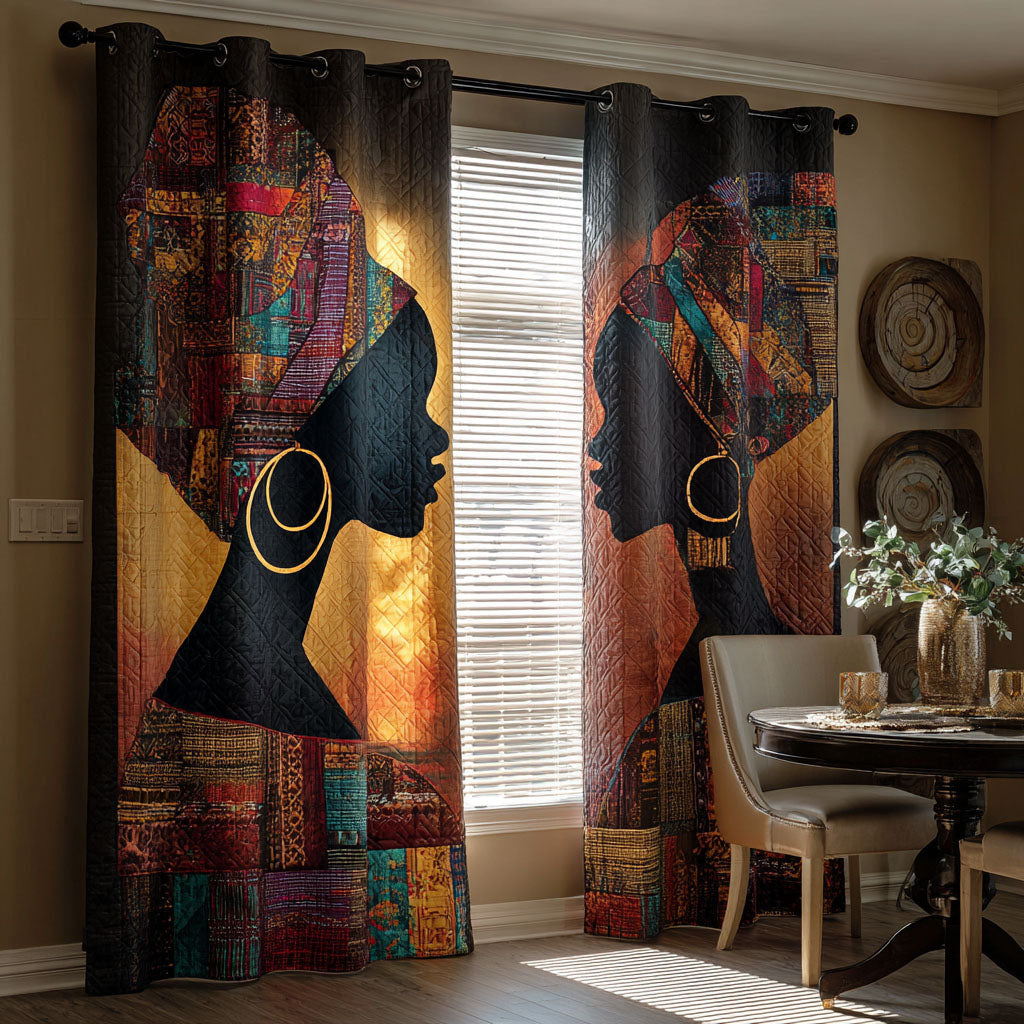 Heritage Bloom Quilted Curtains NCU0TN231