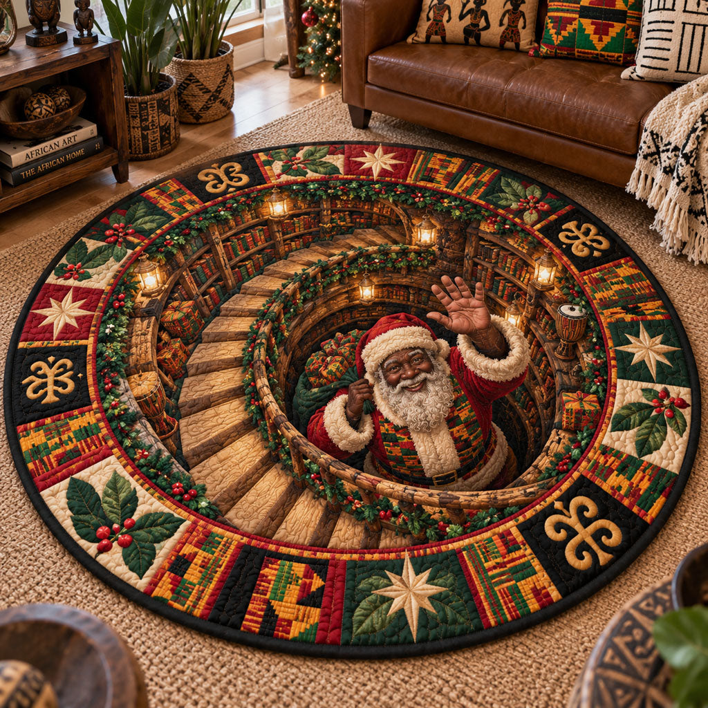 Heritage Christmas Journey Quilted Round Mat SN0PT1165