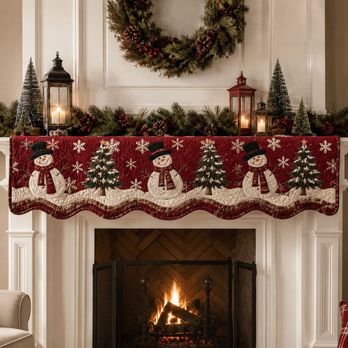 Heritage Christmas Quilted Mantle Scarf SN0PT651