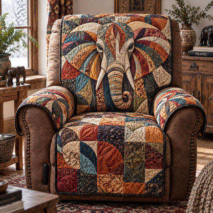 Heritage Elephant Mosaic Quilted Sofa Cover SN0DV1008