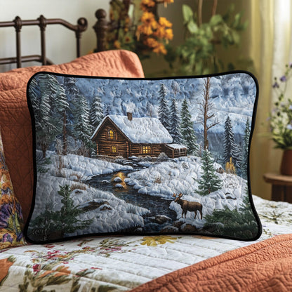 Heritage Log Cabin Quilted Bedding Pillow Case NCU0DK3780