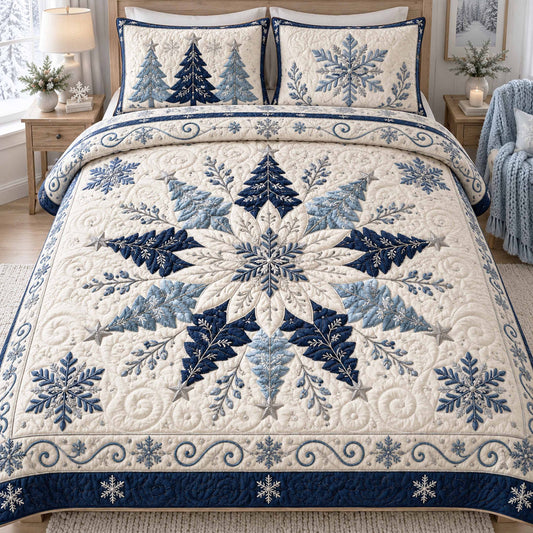 Heritage Pine 3-Piece Quilted Bedding Set SN0TD1155