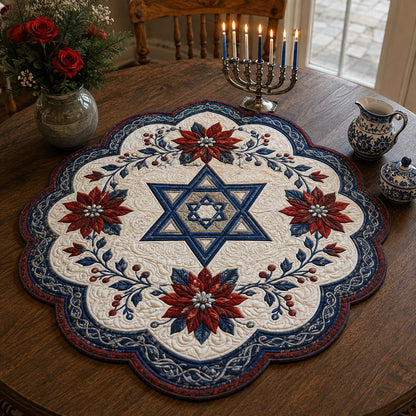 Heritage Star Custom Shape Quilted Table Topper SN0PT791