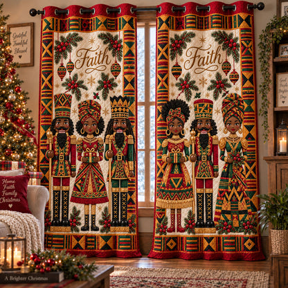 Heritage of Christmas Love Quilted Curtains SN0PT1278