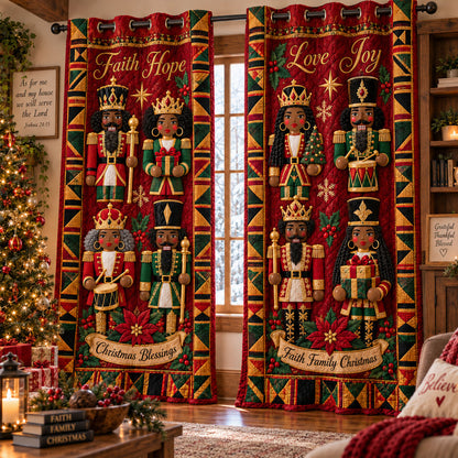 Heritage of Hope Christmas Quilted Curtains SN0PT1252