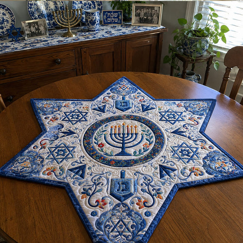 Heritage of Light Custom Shape Quilted Table Topper SN0PT790