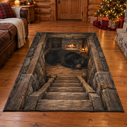 Hidden Bear Area Rug SN0TV690
