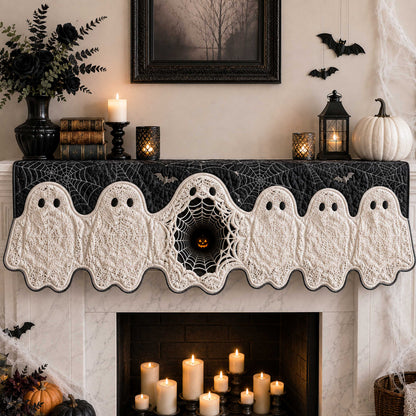 Hidden Creatures Quilted Mantel Scarf SN0TD322