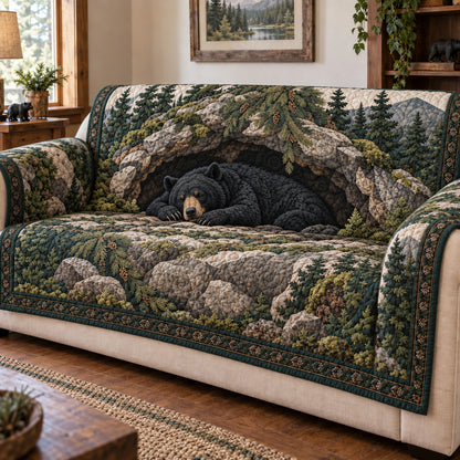Hidden Den Quilted Sofa Cover SN0TV313