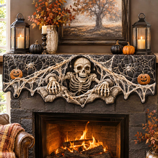 Hidden Horror Quilted Mantel Scarf SN0TD308