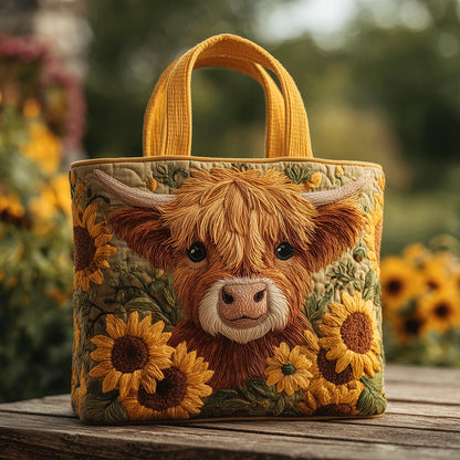 Highland Bloom Quilted Tote Bag NCU0TH2753
