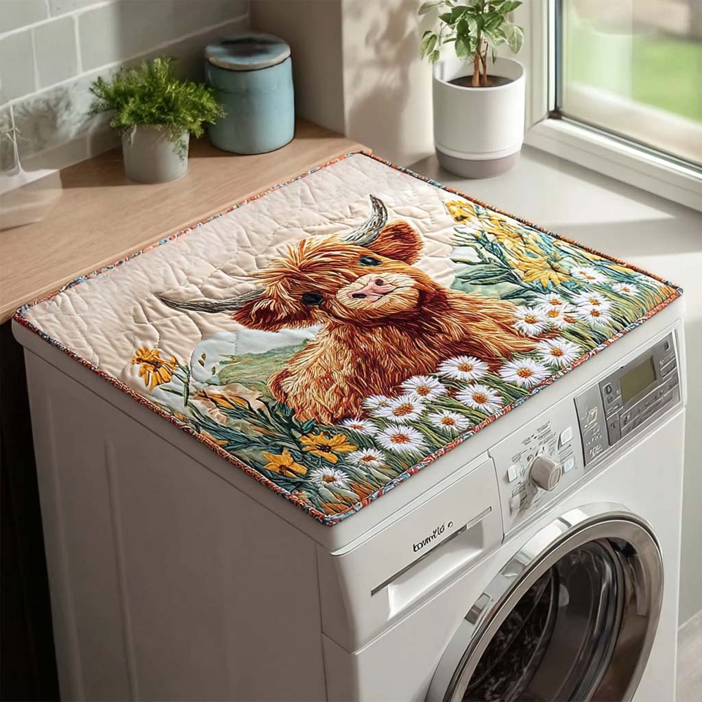 Highland Charm Quilted Washer and Dryer Cover NCU0PVL444