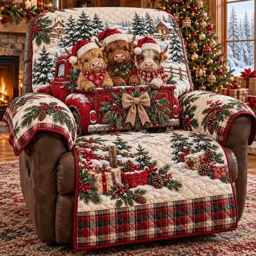 Highland Holiday Quilted Sofa Cover SN0TV912