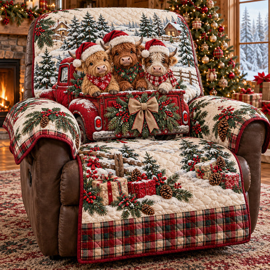 Highland Holiday Quilted Sofa Cover SN0TV912