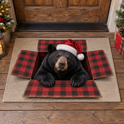 Holiday Bear Doormat SN0TV675
