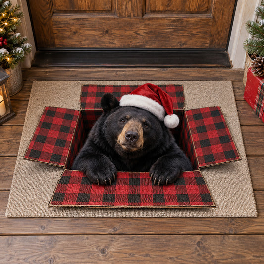 Holiday Bear Doormat SN0TV675